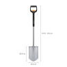 Телескопічна лопата з заокругленим лезом Fiskars Xact (1066732)